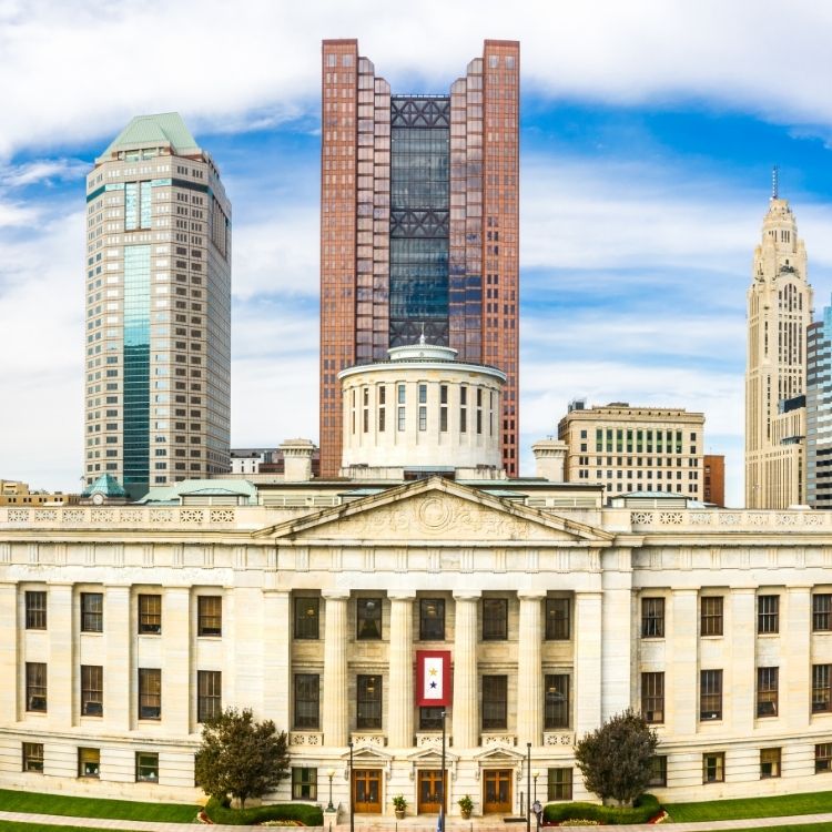 The Ohio Statehouse in Columbus